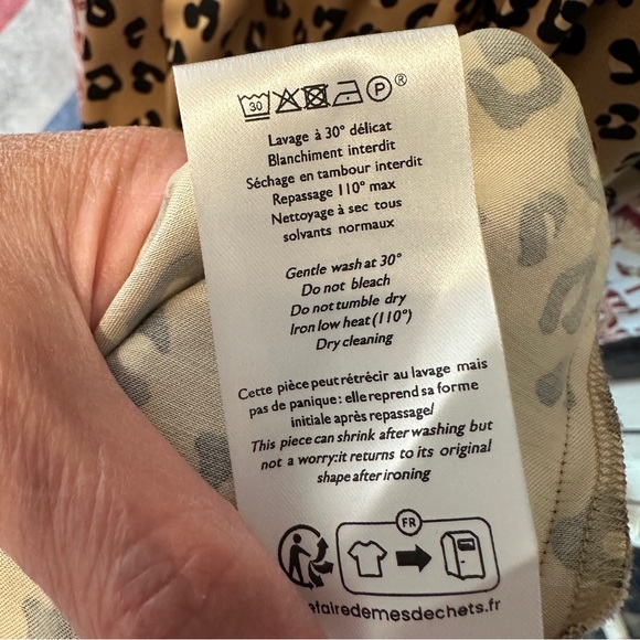 Sezane Tan and Black Midi Dress - Picture 7 of 15